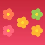Flores que começam com a letra R — ilustração com rosa, rododendro e ranúnculo